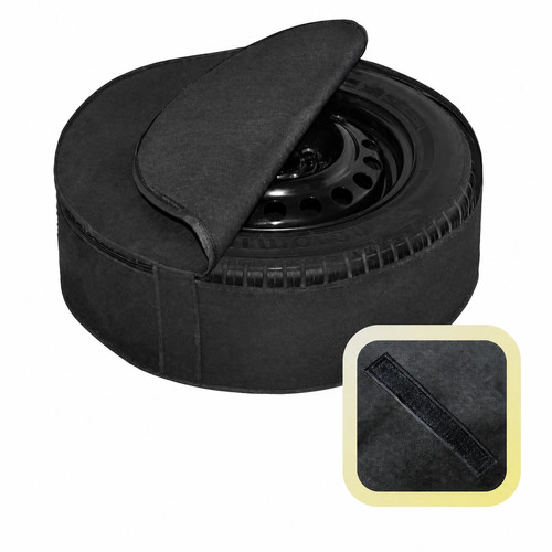 Spare wheel tyre storage - tyre, cover