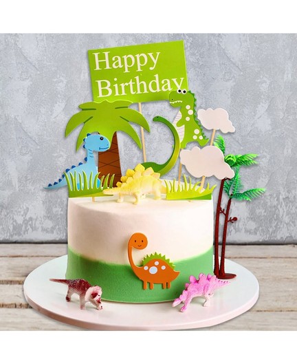 Dinosaur cake topper - dinosaur,  cake