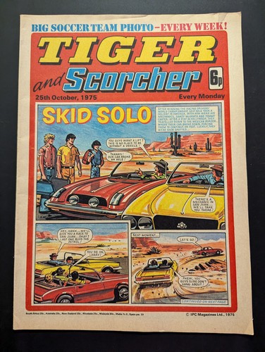 Tiger and scorcher comic - and, 25th