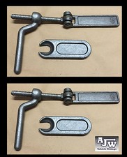 2 Ramp Fastener Hinge & Plate Weld On M16 Cattle Horsebox Trailers Agricultural