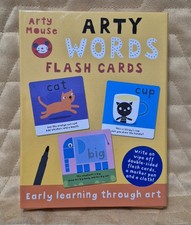 Arty Word Flash Cards for Kids