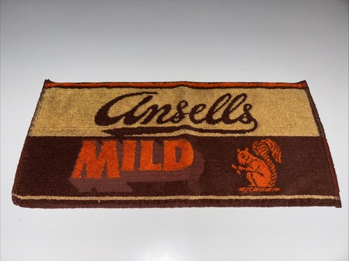 Vintage pub bar towel ansells - vintage,