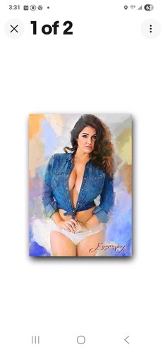 Lucy pinder art card - art,