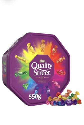 Quality street chocolate - chocolate, tub