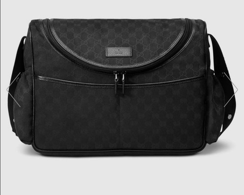 Gucci black diaper nappy - gucci,