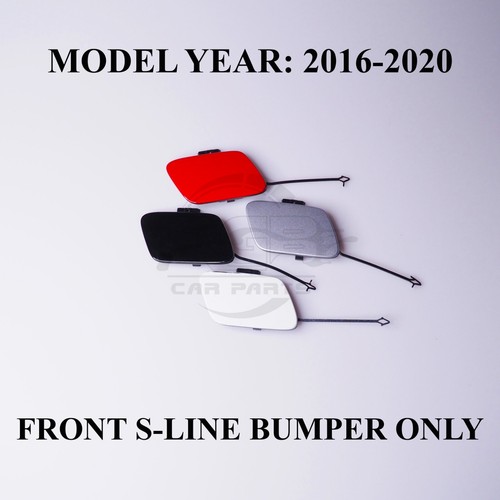 Front bumper tow hook cover - front,