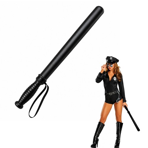 Black police stick - police, 52cm