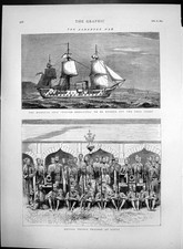 Old Antique Print Houssa