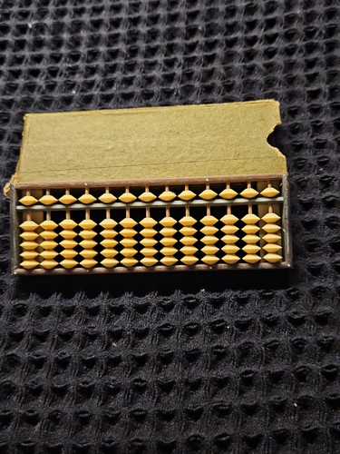 Vintage mini wooden abacus - vintage,