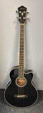 Ibanez AEB8E-BK 4 String Acoustic Bass