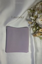 Lavendar Elastic Half Niqab -
