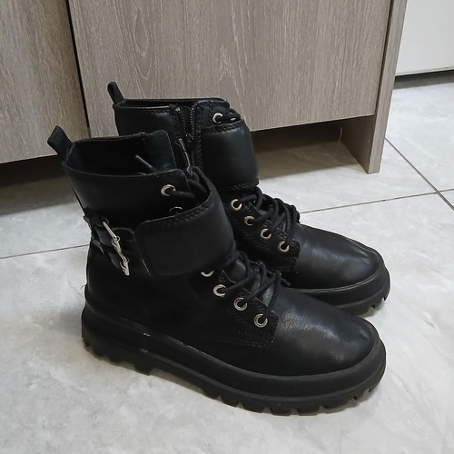 Zara biker boots size black - biker, 3