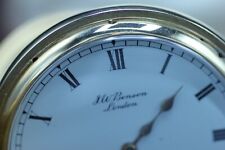 JW BENSON HALF HUNTER 18KT SOLID YELLOW GOLD POCKET WATCH CIRCA 1920 LARGE 52MM