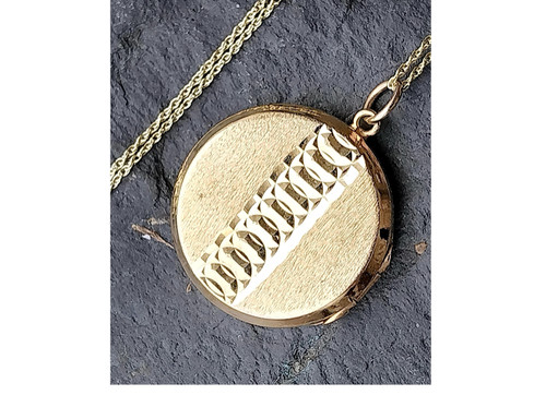 Antique 9ct gold - antique, round