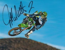 Jeremy McGrath Hand Signed 8x6