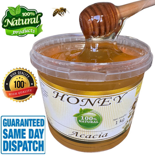 1kg acacia honey 100 organic - acacia, 100%