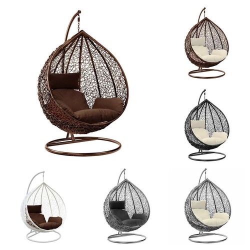 Rattan effect garden hanging - effect,