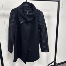 Zara Women's Navy Coat With