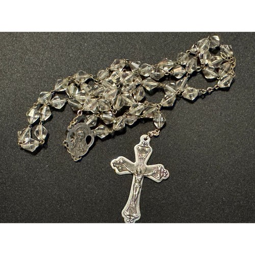 Vintage 24in glass - 24in, rosary