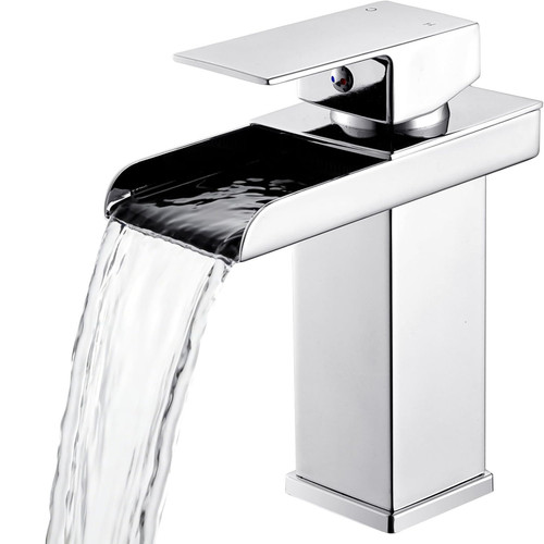 Modern waterfall basin - modern,