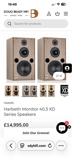 Harbeth studio 3xd - studio, 40.3xd