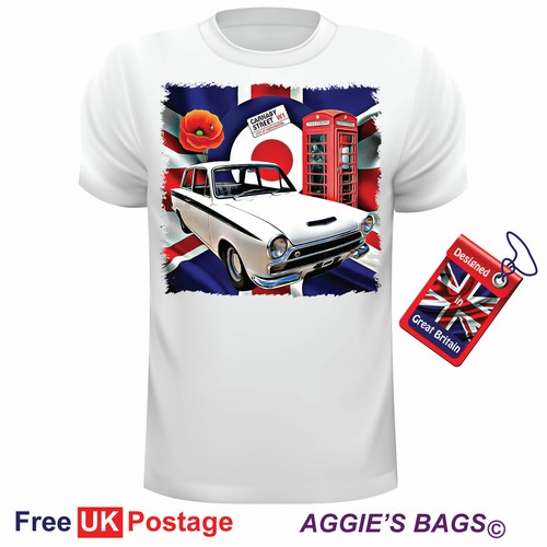 Car art classic cortina - classic,