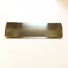 Solid Polished Brass Georgian Style Sprung Letter Plate-Internal Flap Tidy Cover