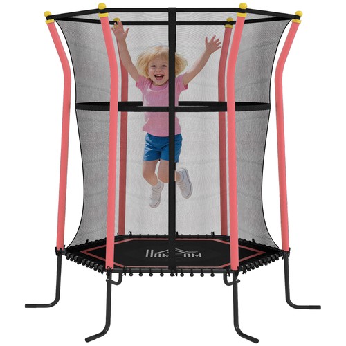 Homcom 4ft kids trampoline - 4ft, w/
