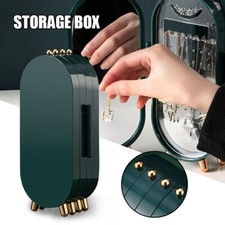 Folding Earring Necklace Display Holder Stand Jewellery Organiser Storage Box