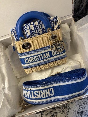 Lady dior wicker - lady, mini