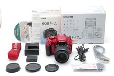 1339 Scatti Canon EOS Kiss X50 / Rebel T3/1100D Fotocamera Con EF-S 18-55mm È II