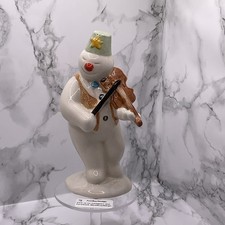 Royal Doulton Snowman The Violinist Dated 1987 DS11 Perfect 13 cm Tall. Superb