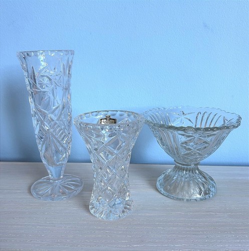 Set vintage crystal cut - of,