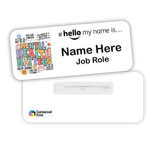 Hello name badge - my, student