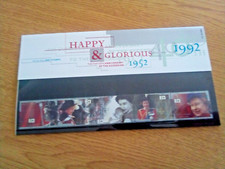 GG.........1992 - Queens Accession 40th Anni.-  Royal Mail presentation pack 225