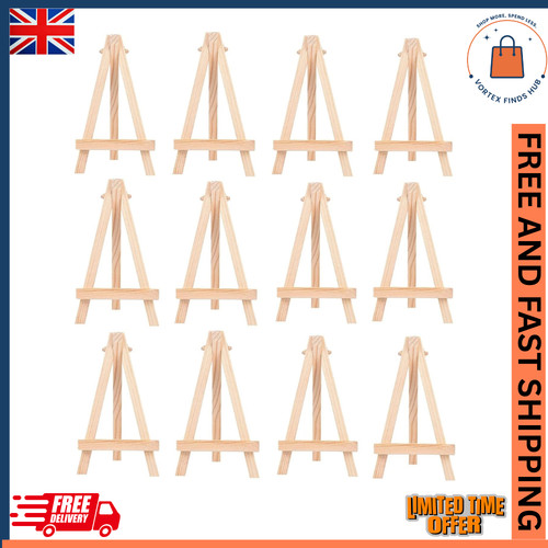 12pcs wooden mini easels - wooden,