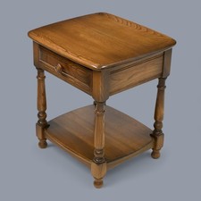 Ercol Lamp/Bedside Table