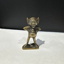 Small Vintage Brass Lucky