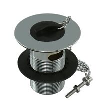 Belfast Kitchen Sink Waste Slotted Chrome + Plug WST324 (suitable for overflow)