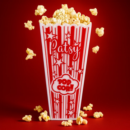 Plastic novelty popcorn - plastic, boxes