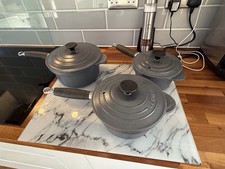 Three Grey Cast Iron le