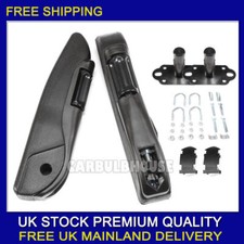 Universal Adjustable PU Leather Car Seat Armrest Console Box Arm Rest L + R side