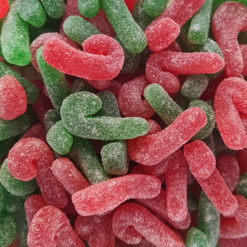 Candy canes christmas gummy - candy,