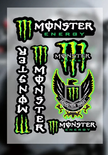 Decal sticker for monster - sticker,