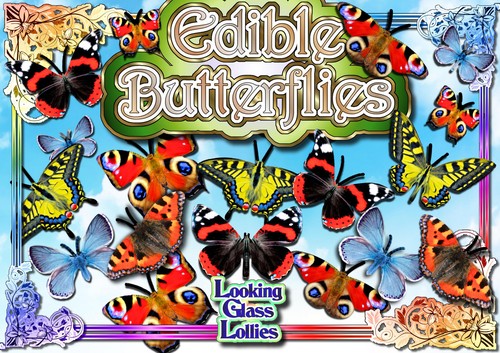 Edible butterflies british - butterflies,