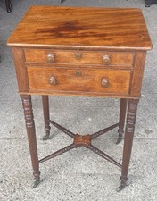 Regency Mahogany Two Drawer