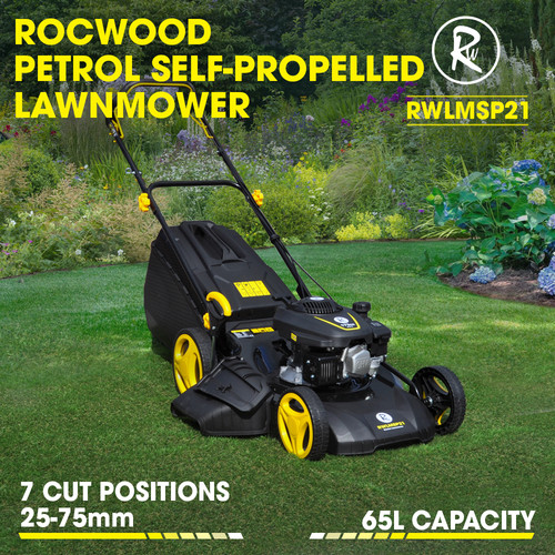 Petrol lawnmower self - petrol,