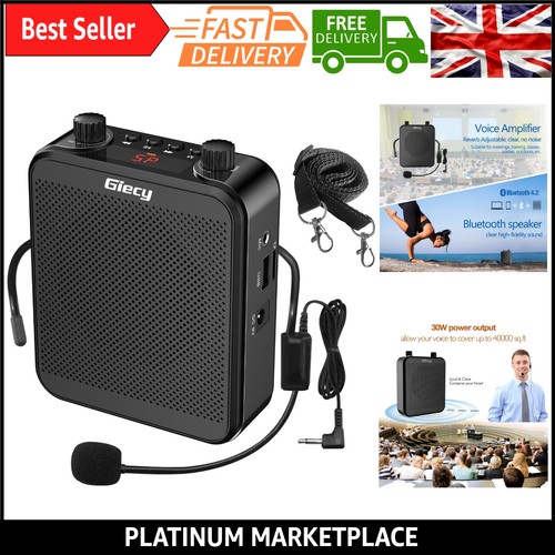 Portable voice amplifier with - portable,