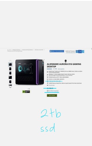 Alienware aurora r16 rtx4080 - aurora,
