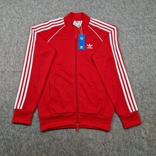Adidas Jacket Mens Small  Red